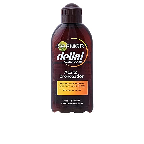 Garnier Delial Aceite Bronceador Intenso Nutritivo Hidratante con Aroma a Coco - 200 ml
