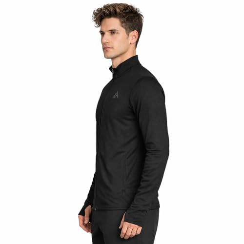 Image of London Hills Sunscreen Jacket For Men | Jogging | Running | Biker | Sun Coat | Sunblock | Summer Jacket For Men | Sun Protection | Uv Protection | Spf | Black