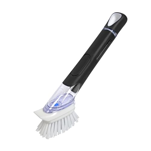 Image of CELOX Dish Brush with Soap Dispenser, Heavy Duty Dish Brush for Cleaning Kitchen