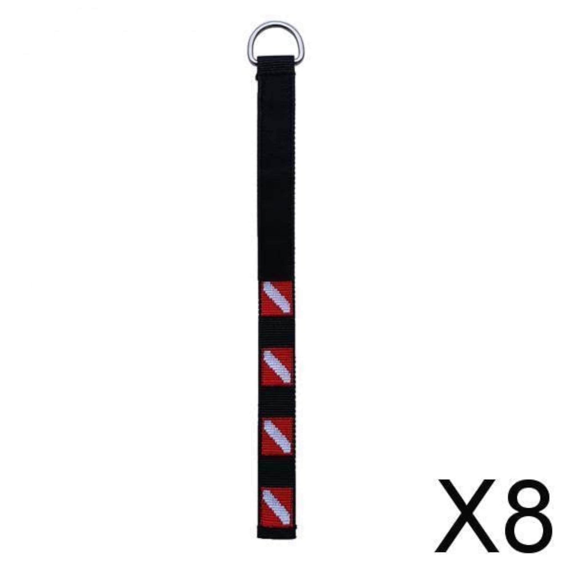 Adjustable Scuba Diving Wrist Strap with D-Ring
