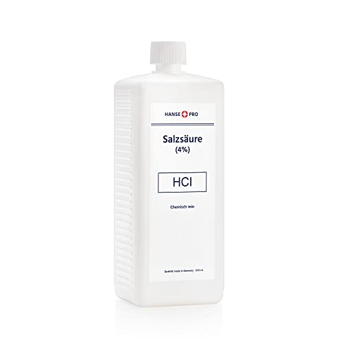 HANSE PRO Salzsäure 4% I 1000 ml I chemisch rein I Original-Rezeptur I in Deutschland hergestellt