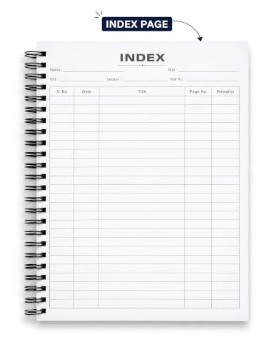 Image of A4 Spiral Notebook | Ruled | 244 Pages | Pack Of 4 | A4 Size