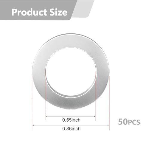 Yonput 50 PCS 14mm Aluminum Oil Drain Plug Gasket Washer Crush Seal, Replacement for Honda Accord Civic Ridgeline Odyssey CRV CR-V Pilot Fit Element - OEM 94109-14000