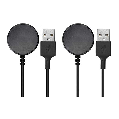 (2-Pack) Compatible with Samsung Galaxy 3 Watch/Active/Active 2 Charger Dock,Wireless Charging Cable for Samsung Galaxy Watch SM-R500/SM-R820/SM-R830/SM-R850