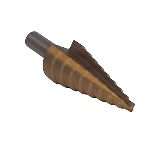 FAST WORLD SHOPPING ® Fresa Con Gradini Punta Conica 4-20Mm HSS Punta Per Trapano A Gradini Punta Allargafori Con Varie Misure Fresatrice Conica Allarga Fori A Scalini Conici Punta Svasatrice