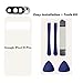 for Pixel 9 Pro Back Glass Replacement with Rear Camera Lens for Google Pixel 9 Pro Back Cover Glass Housing Door + Pre-Install Tapes + Tools(Not Suitable for Pixel 9/9 Pro XL) (Porcelain)