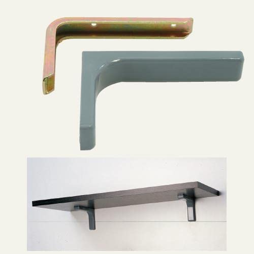 Gürçay Hırdavat Duvar Raf Altı Bağlantı Kapaklı 12cm (2 Adet) Siyah