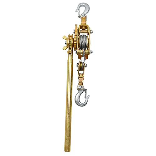 Manual Winch Power Puller Dual Gear con Gancho 2t/3t/4t