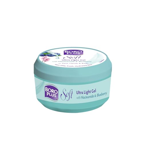 Image of BoroPlus Soft Ultra Light Gel with Purple Ginseng & Niacinamide, Oil-Free 3X Hydration, 100ml