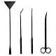 capetsma Aquascape Tools Pinzette Schere Spachtel, 5 in 1 Aquascape Tool