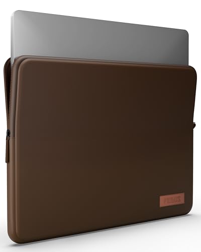 Image of FEDUS MONARC Designer Premium Vegan Leather Laptop Sleeve Bag Case 13.3 inch, Shockproof Office Laptop Cover Pouch Accessories Carrying Bag for MacBook, HP, Dell, Lenovo, Asus for Men & Women