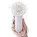 SmartDevil 4000mAh Ventilador de Mano,Doble Hoja Portátil USB Ventilador con Recargable Pilas,Viento Potente,3 velocidades Ajustables, para el Hogar,Oficina,Dormitorio y Viajes al Aire Libre (Blanco)