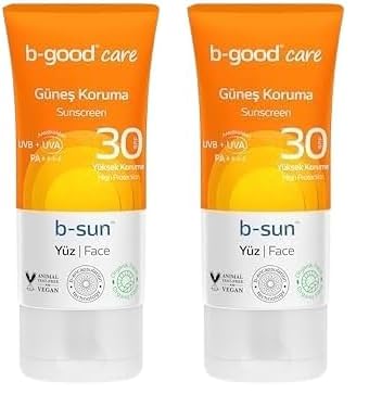 Yüz Güneş Kremi Spf30 plus 50 ml (2 paketi)