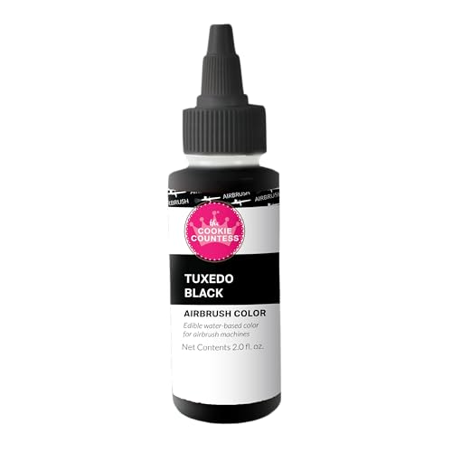 The Cookie Countess - Tuxedo Black Edible Airbrush Color 2oz