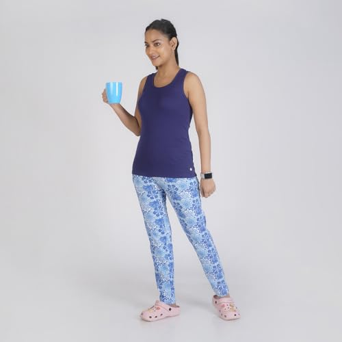 Image of Rupa Colors Playsure Solid 100% Combed Cotton Rib Fabric, Women's Standard Fit Tank Top, Sleeveless Pack of 1
