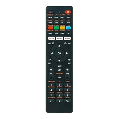 AULCMEET Universal Remote Control RC-G009 Replacement Remote Control Compatible with Samsung LG Sony Panasonic Sharp Toshiba Philips Hitachi Hisense Skyworth TV Remote Control All RCA TV Models
