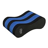 Sunlite Sports 9.5' EVA 5-Layer Pull Buoy Leg Float - Pool Training Aid, Legs and Hips Support for Adults, Kids, and Beginners, for Swimming Stroke (Black/Blue)