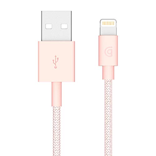 Griffin (Core Range) 1m Charge/Sync Cable, Braided Lightning - Rose Gold