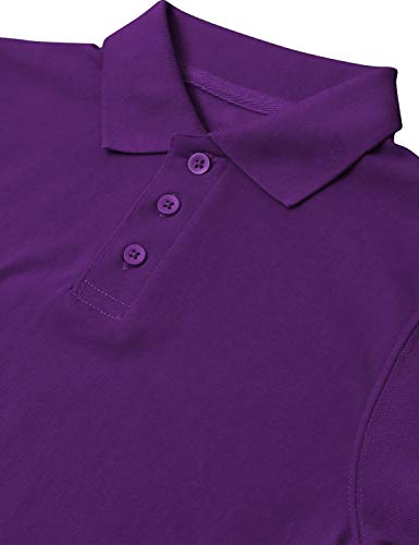 Ma Croix Essentials Kids Premium Polo Shirt Ultra Comfort Moist Wicking Uniform Solid Plain3