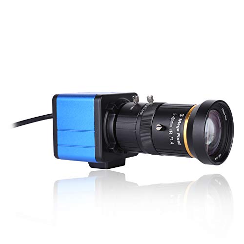 Aibecy Cámara 1080P HD Cámara de la computadora Cámara web 2 megapíxeles Zoom óptico 10X Gran angular de 80 grados Enfoque manual Compensación de la exposición automática con micrófono USB Plug&Play