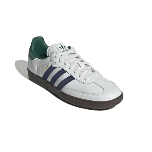 Image of adidas Samba OG Men's Sneaker, Core Black /Cloud White /Collegiate Green, Size 9.5