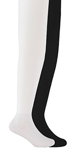 Trimfit Tights M 7 -10 2 pair fashion gray pink cotton polyester spandex girls