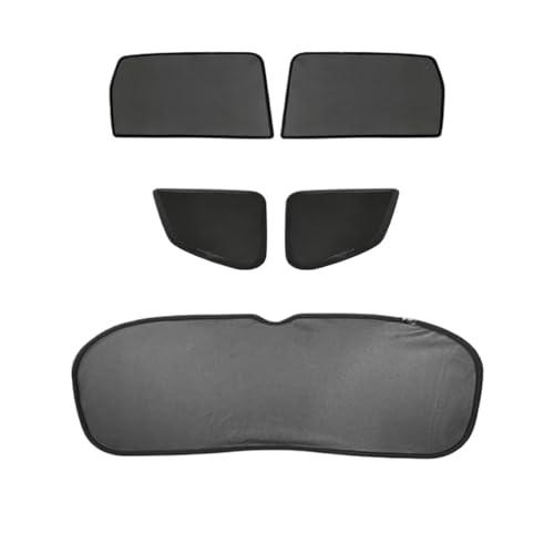 Pare soleil voiture pour X-Trail Rogue T32 14-20 - Kit de 5 rideaux magnétiques vitres latéraux