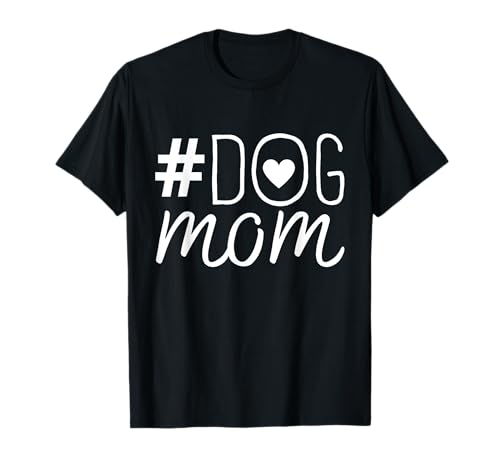 Proud Dog Mom Gift For Women, Cool Heart funny Dog Mom Camiseta