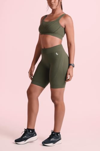 Bermuda Feminina Lupo Sport (BR, Alfa, P, Regular, Regular, Verde militar)