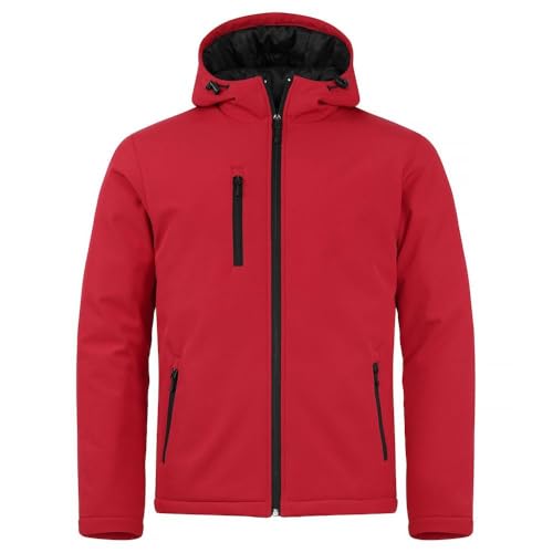 Image of CliQue Mens Padded Soft Shell Jacket (M) (Red)