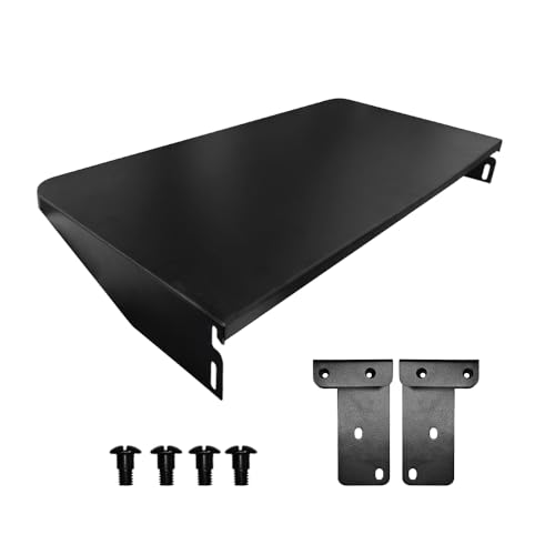 Grill Folding Front Shelf for TraegeBAC442 Pro 780 Series, Ironwood 885 BAC442 Model Grill Accessories for Traeger Pellet Grills BAC362 Folding Shelf, 33 x 12.5 in (Traeger 33inch Black Painted)