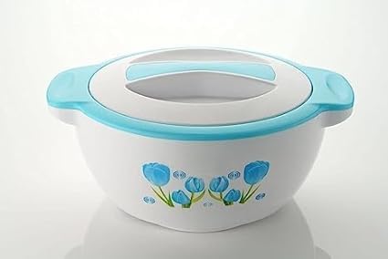 HARIVAN Double Wall Inner Stainless Steel Insulated Casserole, Hot Pot, Chapati Container, Roti Server, Serve Fresh Chapati Delicious Meals Beverages hot and Fresh Pot (Random Color) (2500 ml)