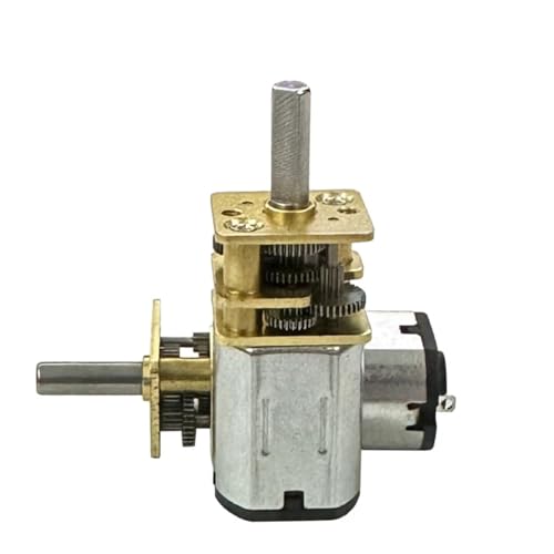 Motorreductor eléctrico N20 micro motor DC de 6V 400RPM con rueda dentada metálica, pack de 10 2