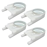 Dabkanna Paquete de 4 comederos de colmena de abejas, solución de alimentación de agua o jarabe de azúcar fácil y eficaz