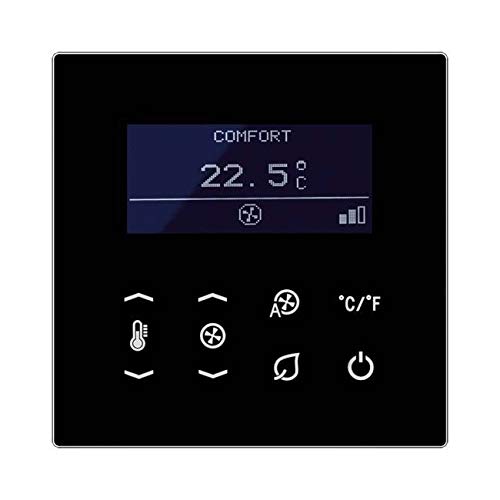 JUNG 1 Thermostat Noir (Noir)