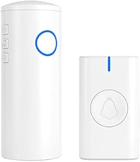 SECRUI Wireless Doorbell, USB Battery Operated Electric Door Bells Waterproof No Plug in 700 Foot Long Range with 4 Volume Levels 39 Loud Cordless Chimes Easy Install for Home - White