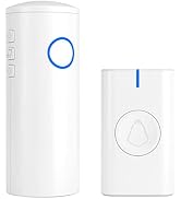 SECRUI Wireless Doorbell, USB Battery Operated Electric Door Bells Waterproof No Plug in 700 Foot...
