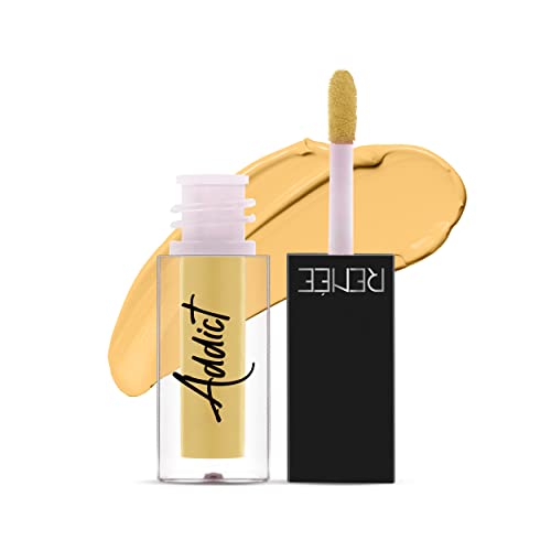 RENEE Addict Conceal & Correct, Yellow 2.5ml| Medium To Full Coverage, Highly Blendable, Smooth, Creaseless Matte Finish| Lightweight, Hydrating, Long Stay Formula| Infused With Vitamin E & Argan Oil For Rs. 99 @ 67 %
