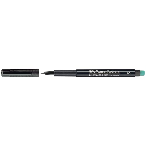 Faber-Castell 152399 - Marker Multimark S permanent schwarz 1 Stück