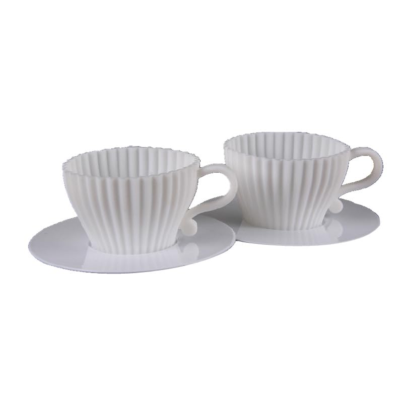 Paquete De 50 Tazas Para Hornear Con Tapas, Tazas De Papel De Aluinio