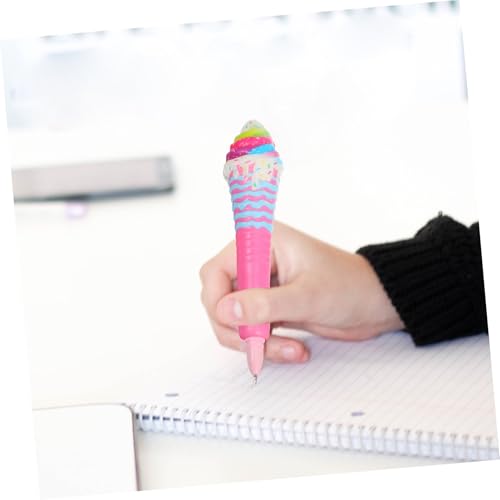 Bolígrafo de gel con diseño de helado color aqua miniatura 5