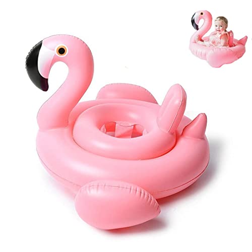 Baby Swim Ring Ride-On Float Swimming Pool Toys Pink Flamingo Inflatable Swimming Ring For Baby Perfect For Baby Toddler Infant Kids #TOP24