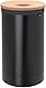 Brabantia Wäschebox mit Korkdeckel, Schwarz, 60 L
