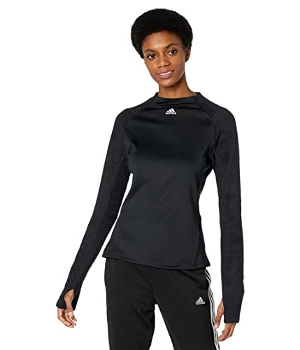 adidas Techfit Warm haut technique manches longues isolation thermique noir L