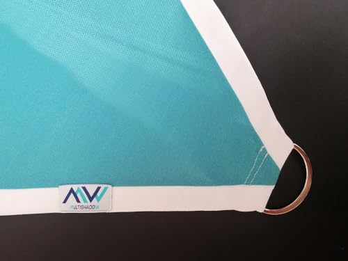 Voile d'ombrage triangulaire 3x3m auvent extérieur terrasse anti UV