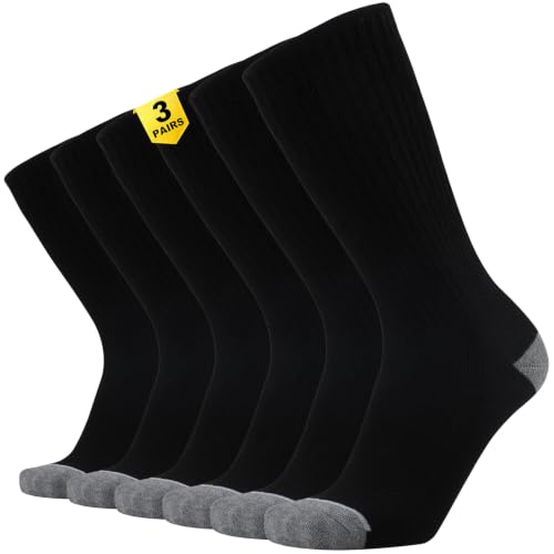 Image of ONKE Seamless Athletic Work Socks for Men Heavy Duty Boot Max Cushion Crew