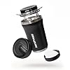 AeroPress Go Plus, Small Portable Coffee Maker for Travel & Camping - 3 In 1 Brew Method Combines French Press, Pourover, Espresso, Full Bodied Coffee without Bitterness, Coffee Press Kit - Black