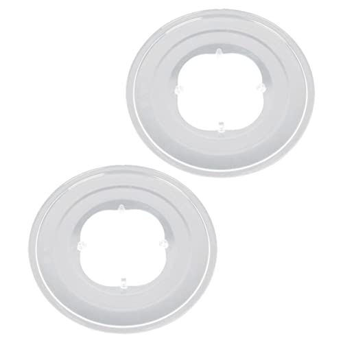 GAROZATION 2pcs Transparent Guard for Bike Lightweight Rear Hub Protector Bike Cover for Mountain and Road Cycling