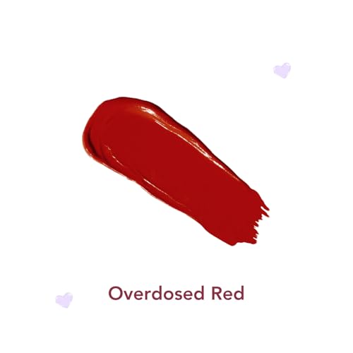 Image of Blue Heaven Love Capsule Non Transfer Lip Colour | Intense Color Payoff | Long Lasting | One Swipe Formula | Liquid lipstick Waterproof & Smudge Proof | Overdosed Red, 5ml