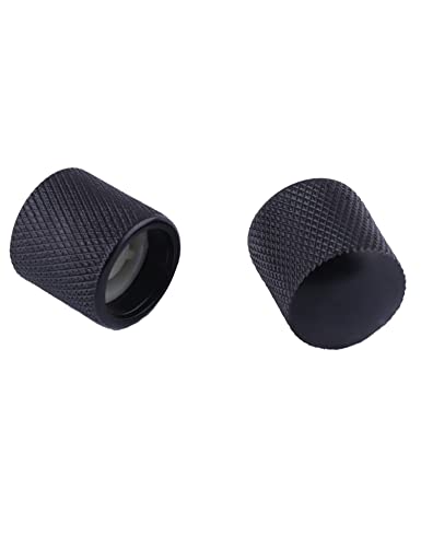 Metallor Guitar Speed Control Knobs Knurled Volume Tone Knobs Metal Dome Style 18Mm Diameter 6Mm Solid Shaft Knobs For Tele Telecaster Style Electric Guitar Or Bass Guitar 4Pcs Black. #TOP4